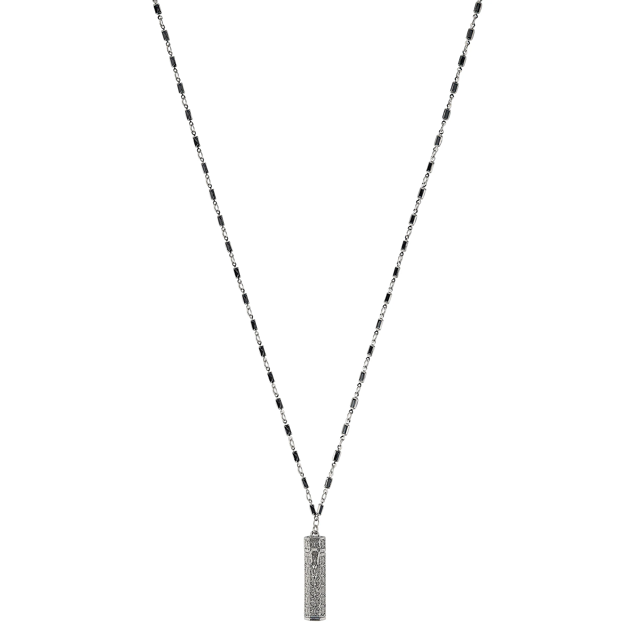 Alexa's Angels Whispers of Faith Prayer Box Necklace – Black Beads - Image 3