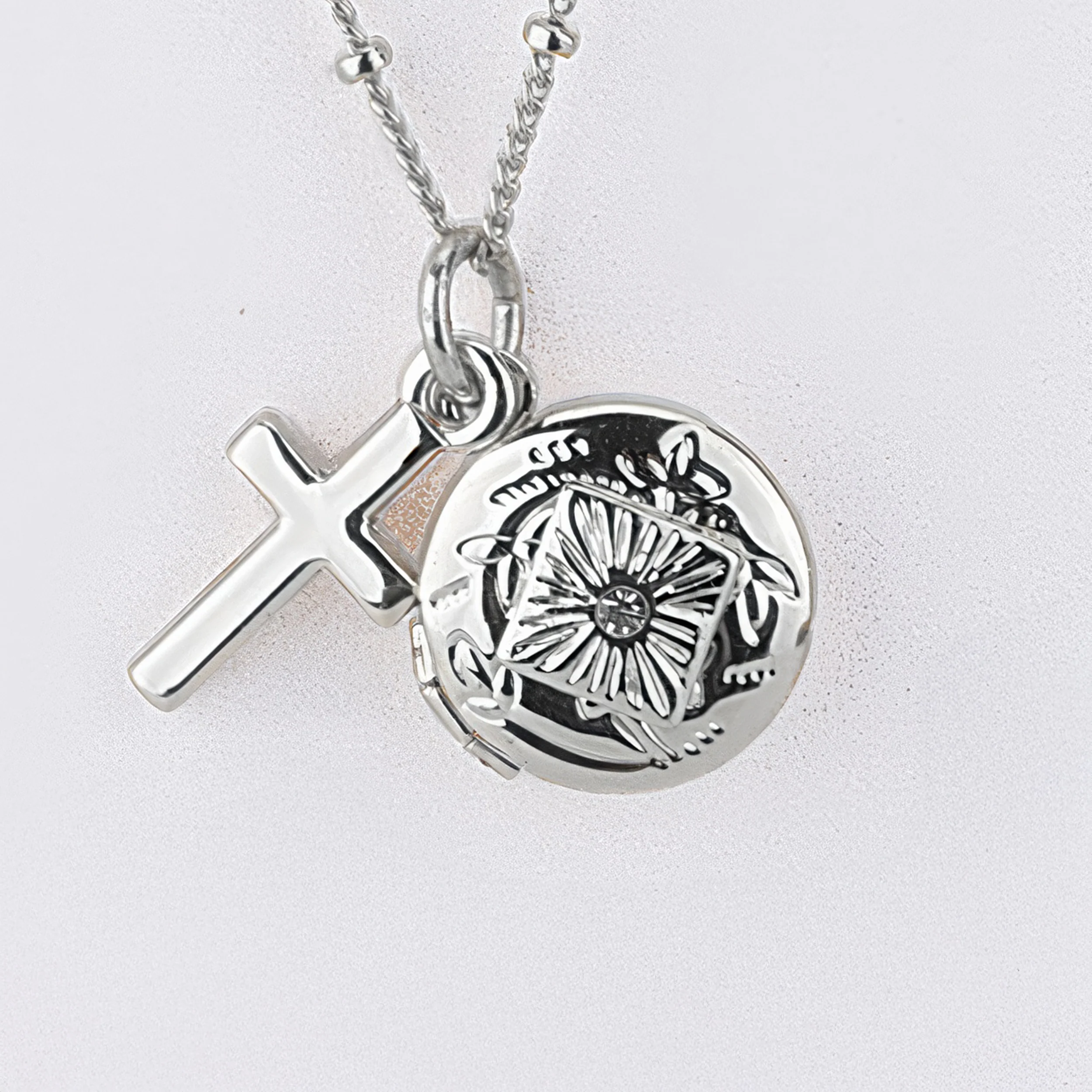 Alexa's Angels "Prayer Changes Everything" Prayer Box Necklace - Image 5