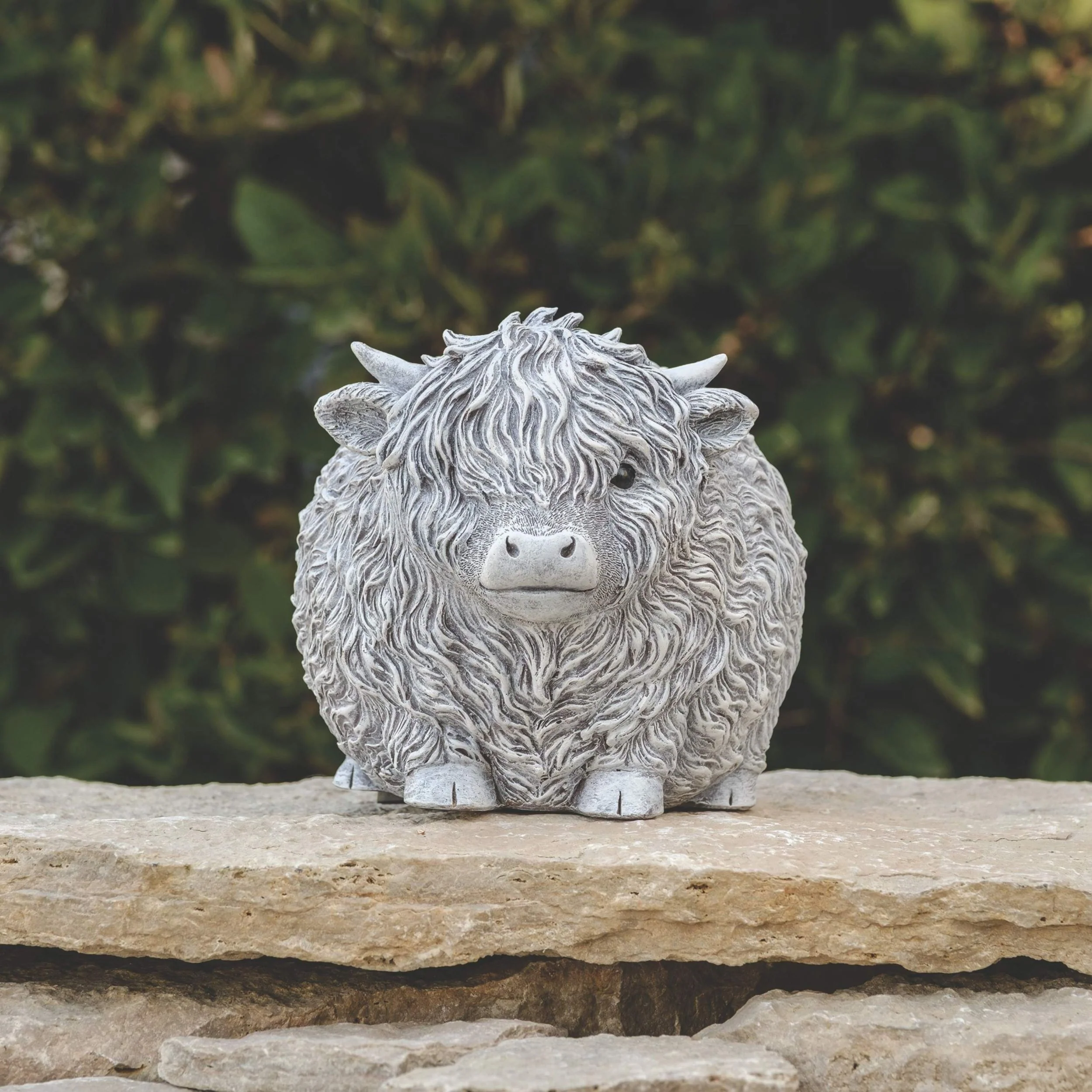 Pudgy Pals Highland Cow Statue
