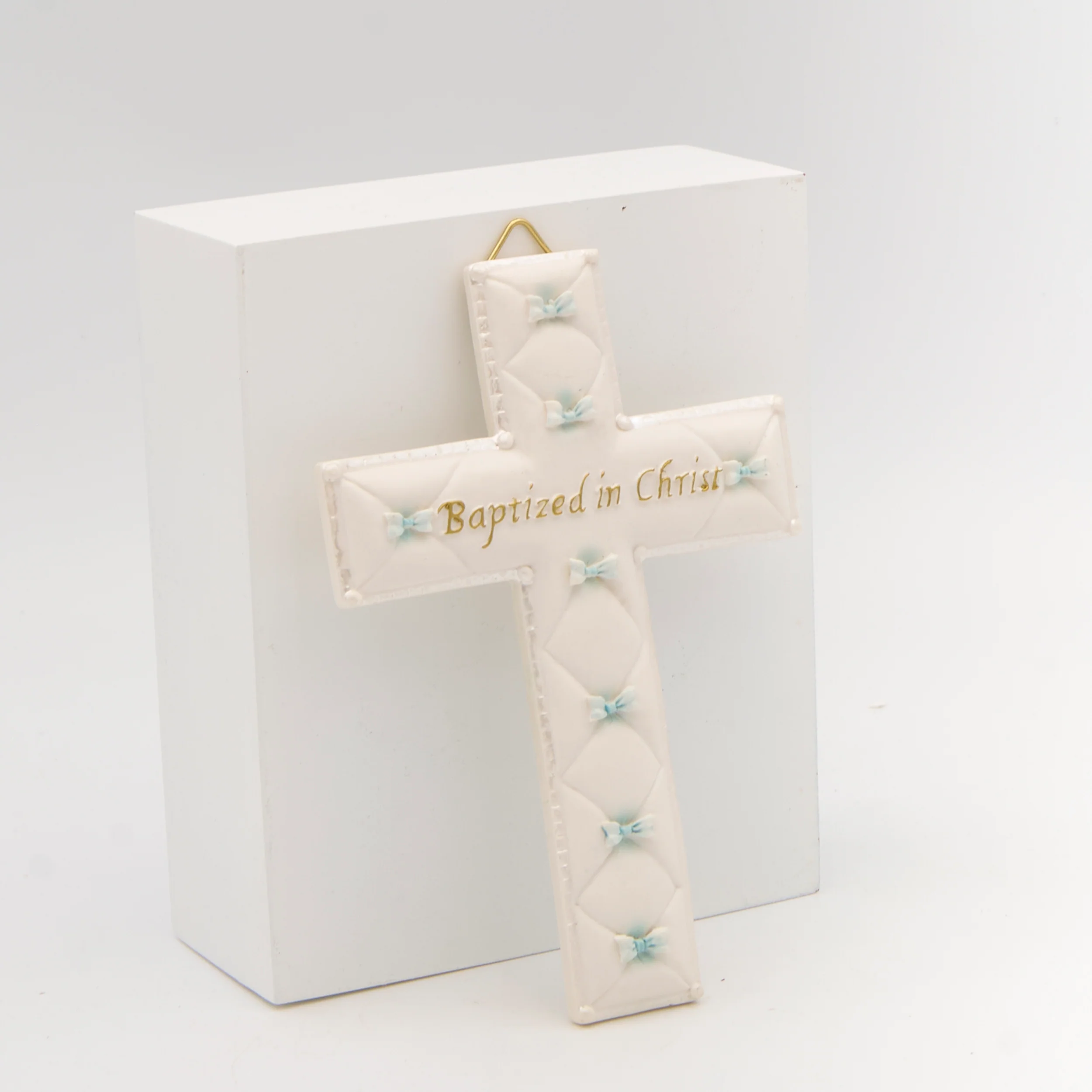 Quilted Baptized in Christ Wall Cross - Image 3
