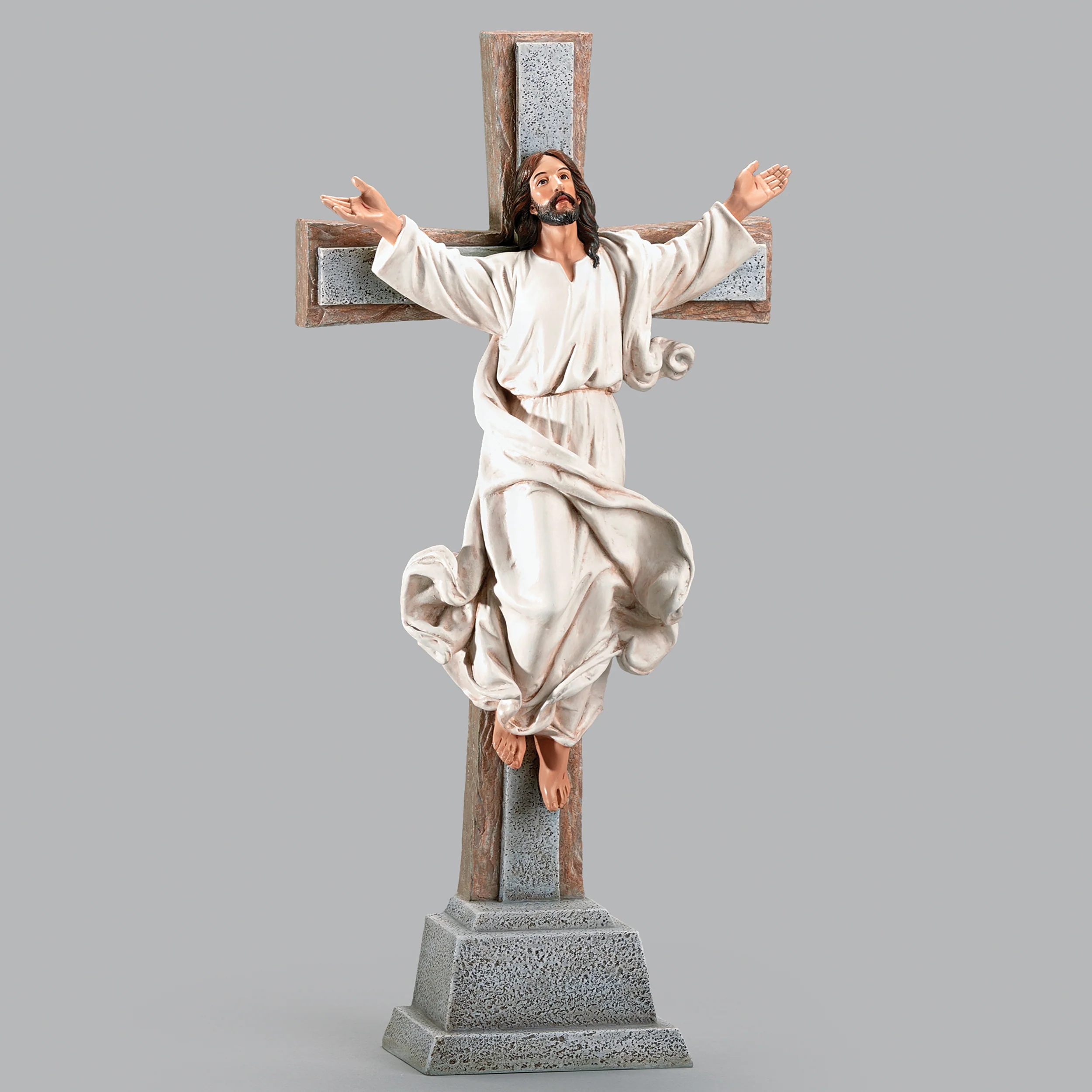 Joseph's Studio Risen Christ Standing Cross - Life of Christ