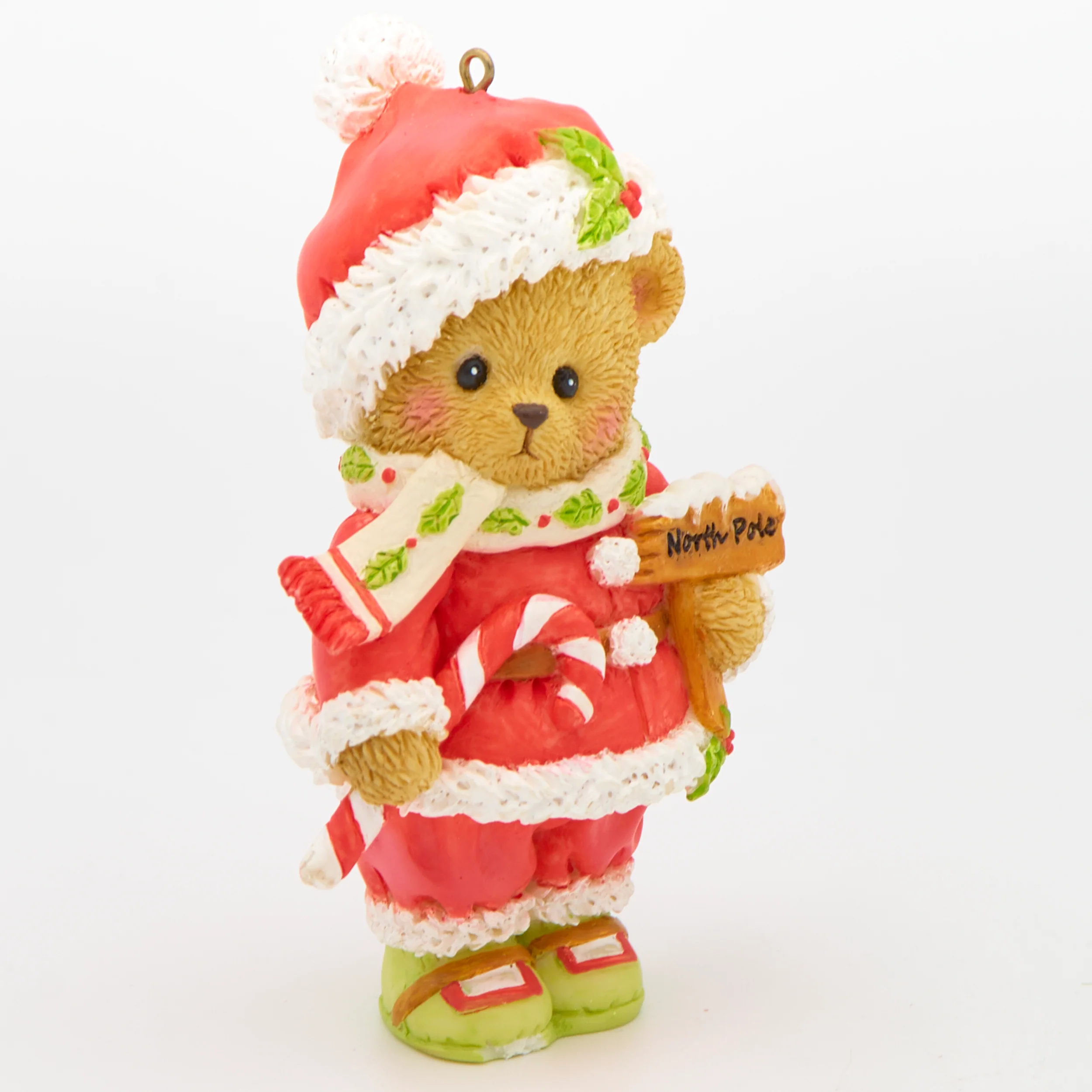 Santa Bear Ornament – Cherished Teddies - Image 2