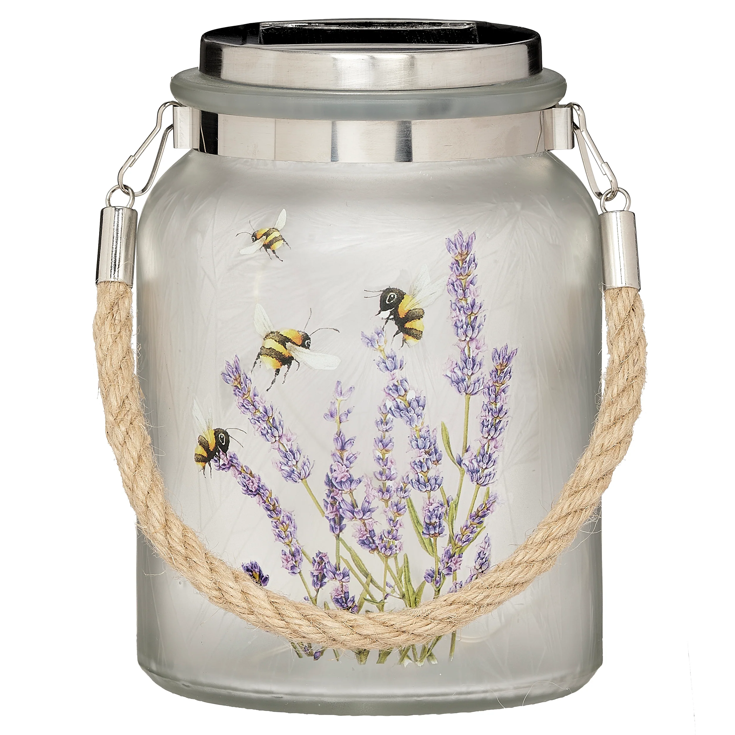Solar-Powered Nature Jar Garden Light with Stake - Image 10
