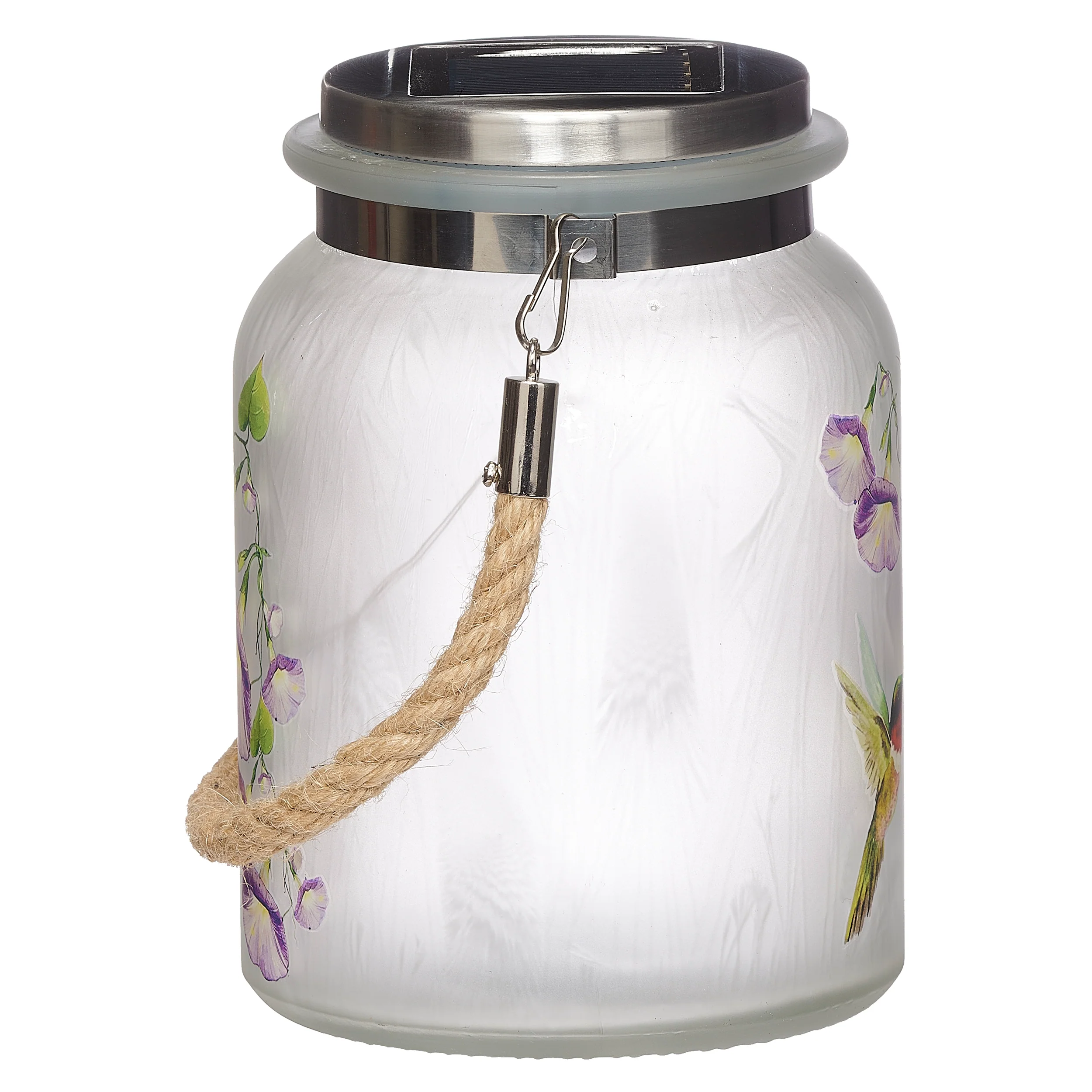 Solar-Powered Nature Jar Garden Light with Stake - Image 11