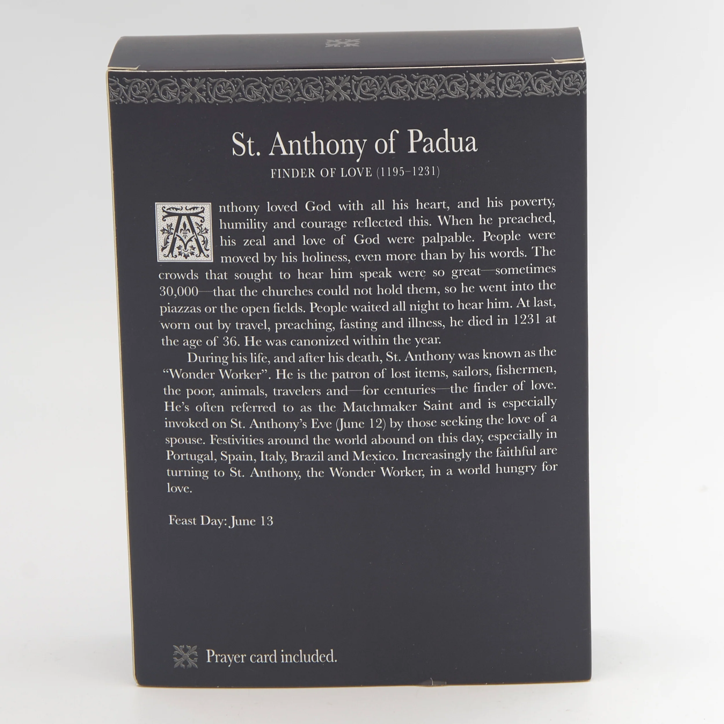 St. Anthony Finder of Love Figure – Patrons & Protectors - Image 3