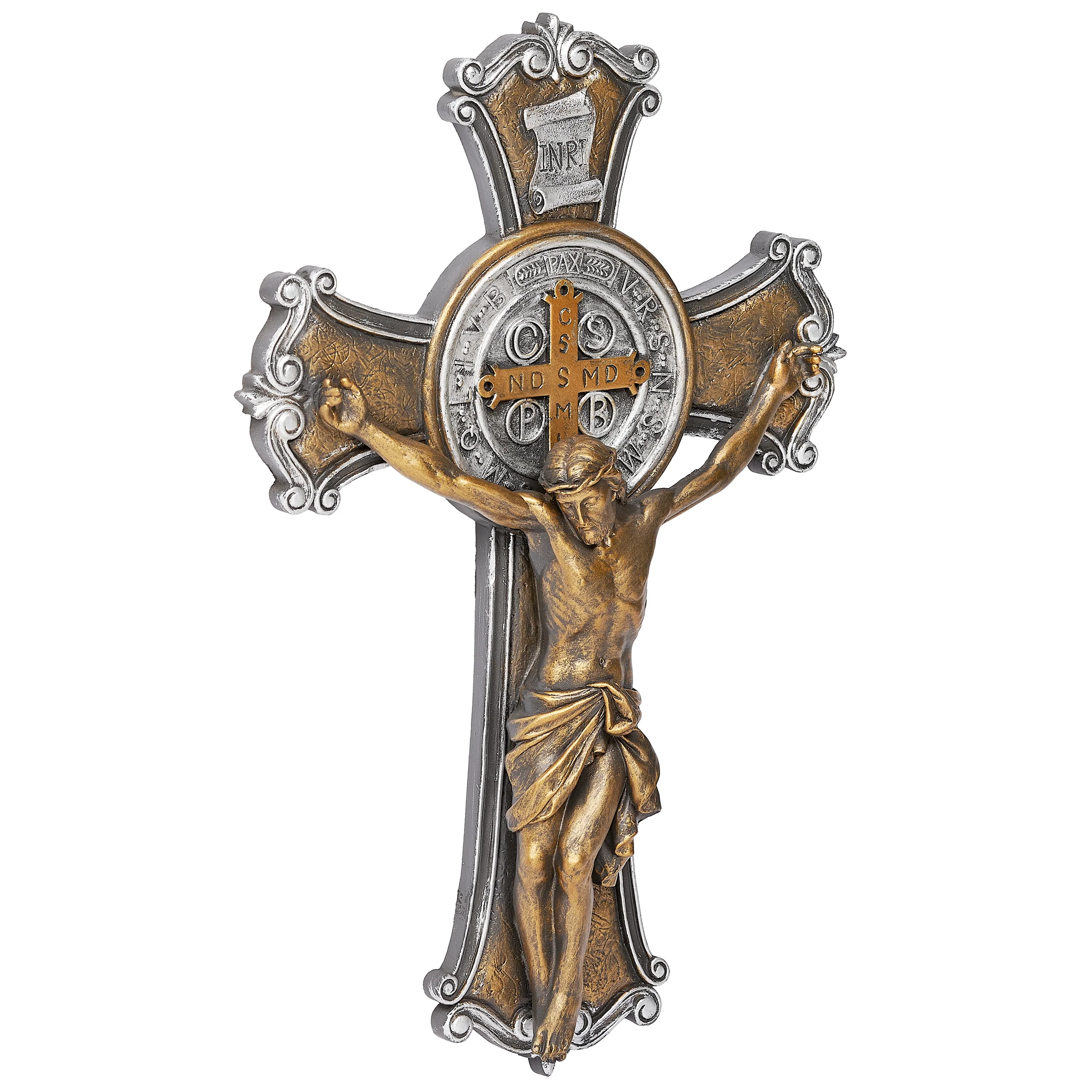 Joseph's Studio St. Benedict Two-Tone Crucifix - Image 7
