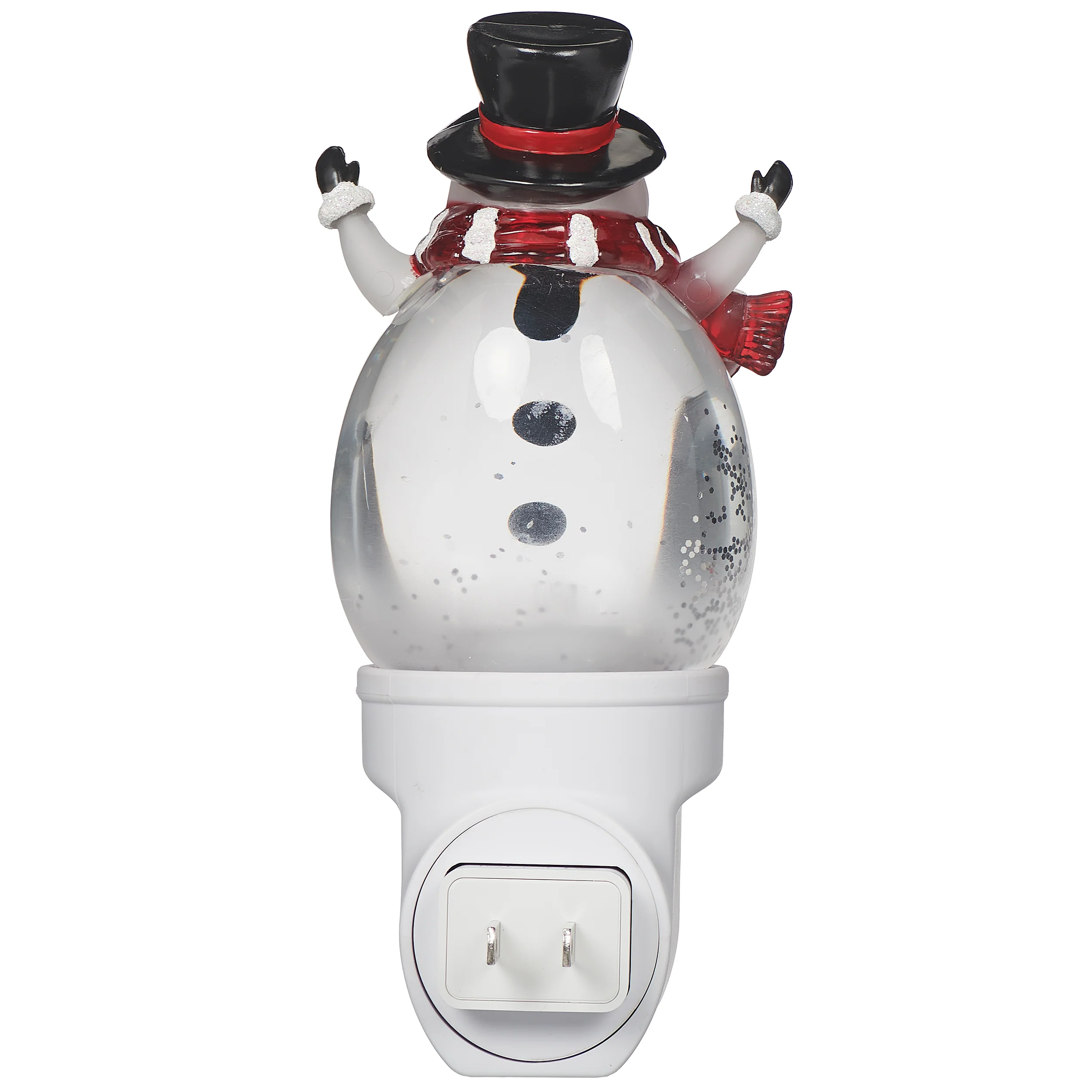 Roman Lights Swirling Snowman Night-Light - Image 3