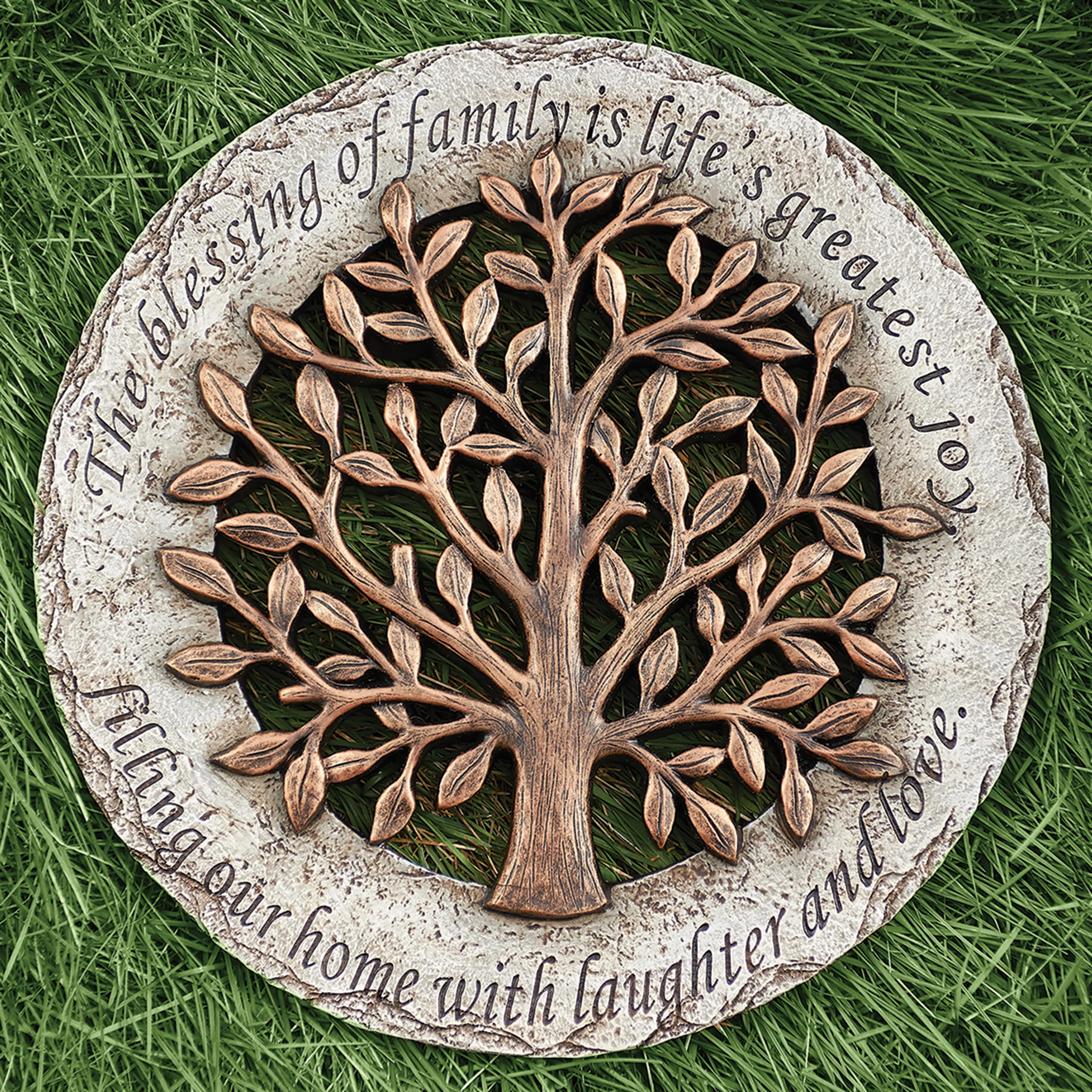 “The blessing of family is life’s greatest joy" Garden Stone
