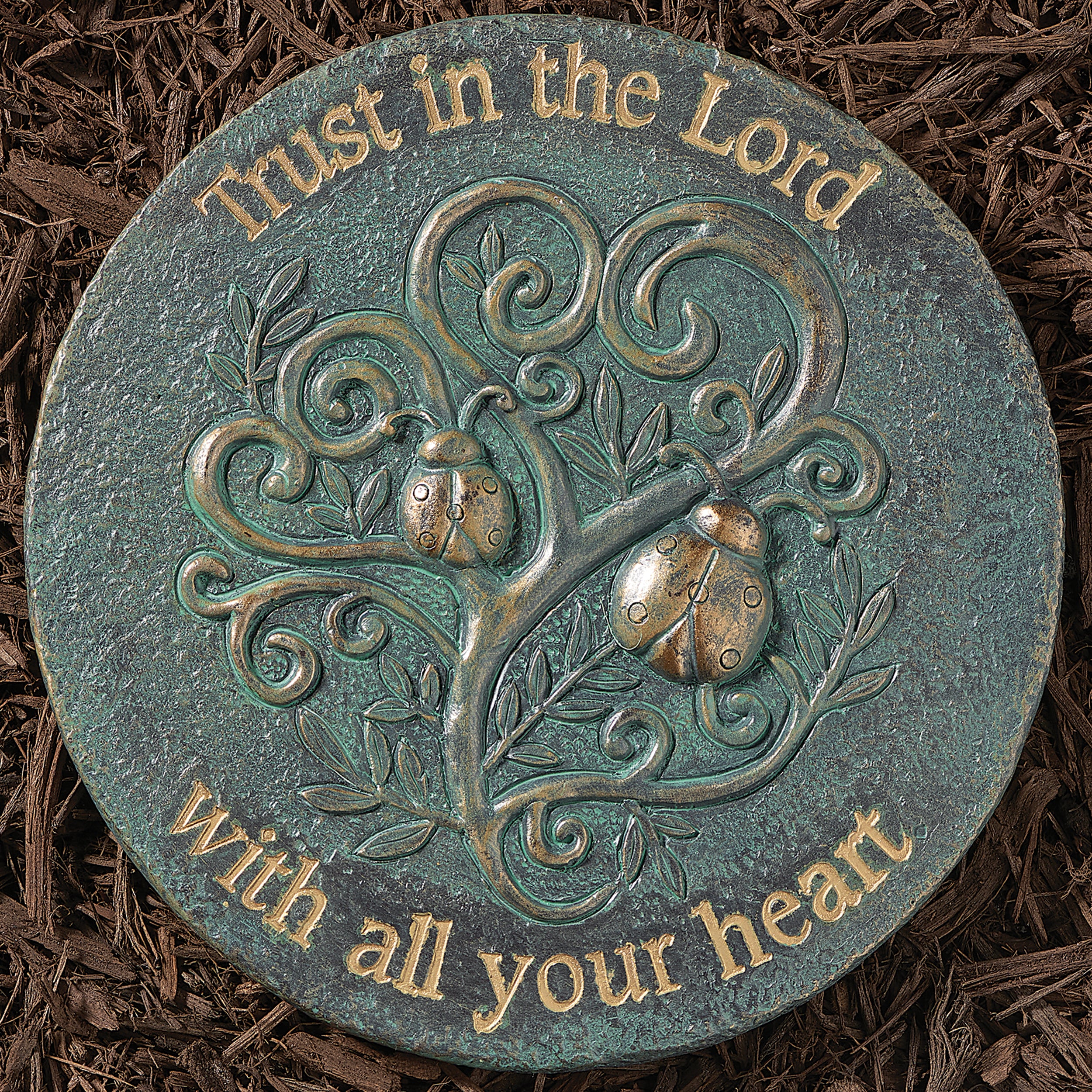 Trust in the Lord Ladybug Garden Stone