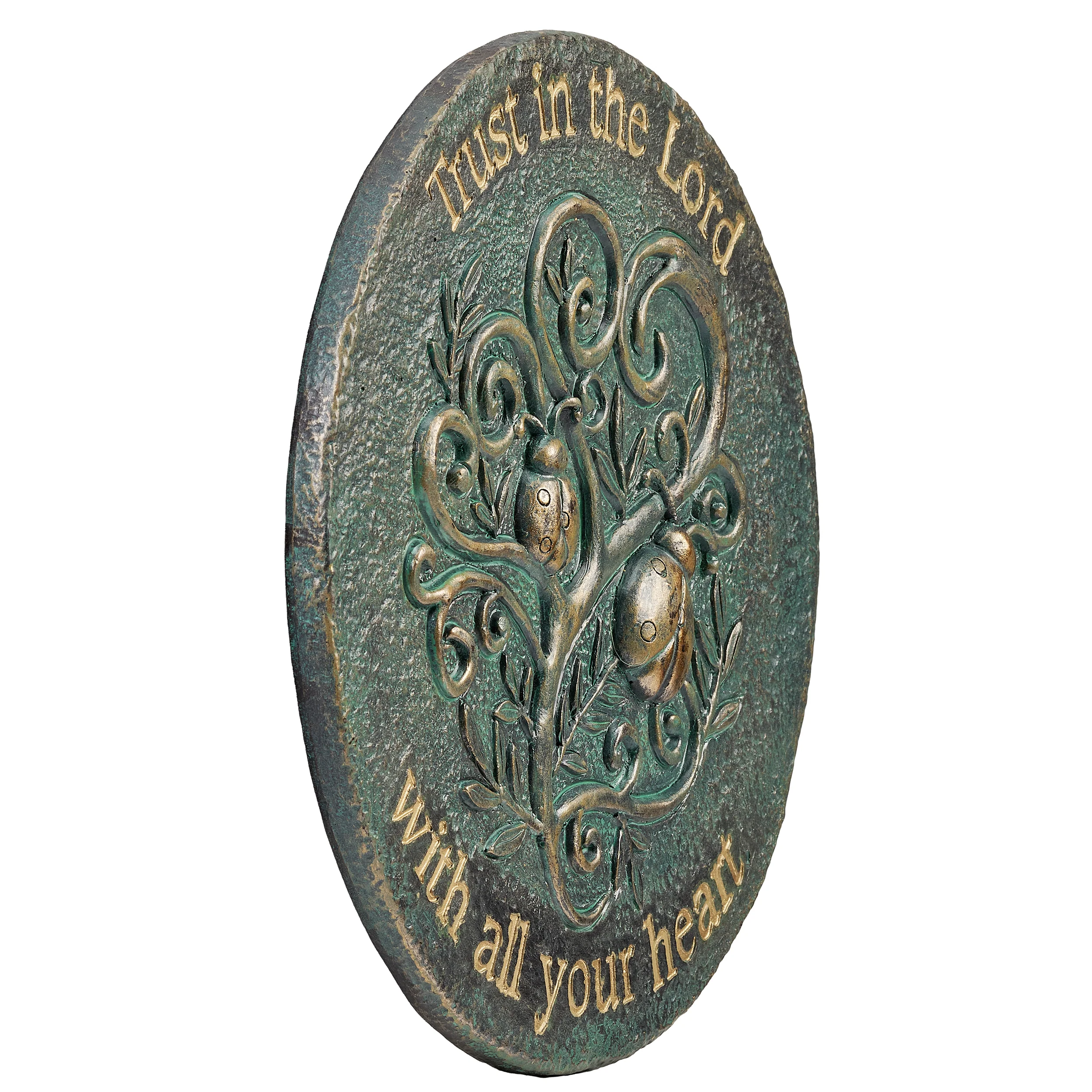 Trust in the Lord Ladybug Garden Stone - Image 2