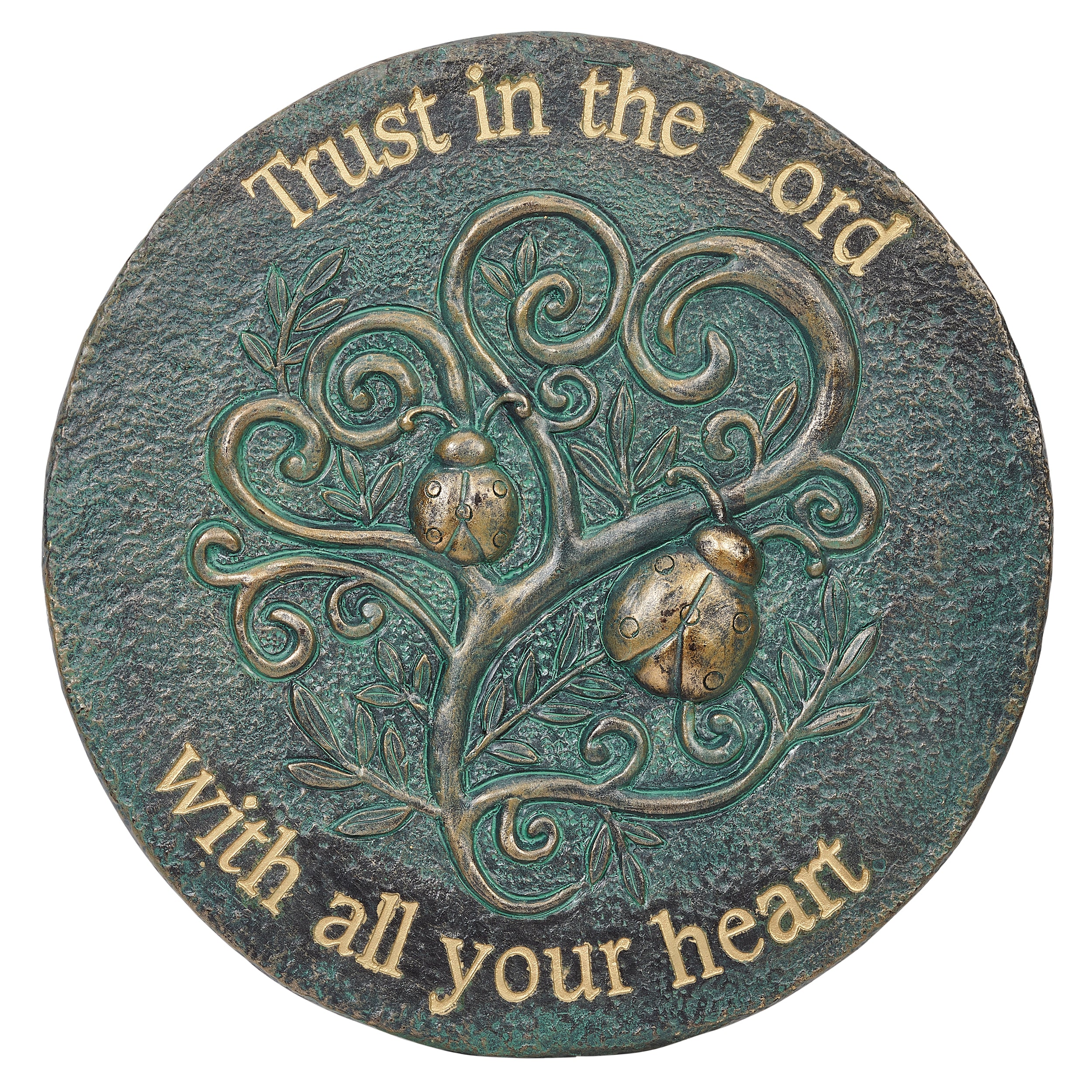 Trust in the Lord Ladybug Garden Stone - Image 4