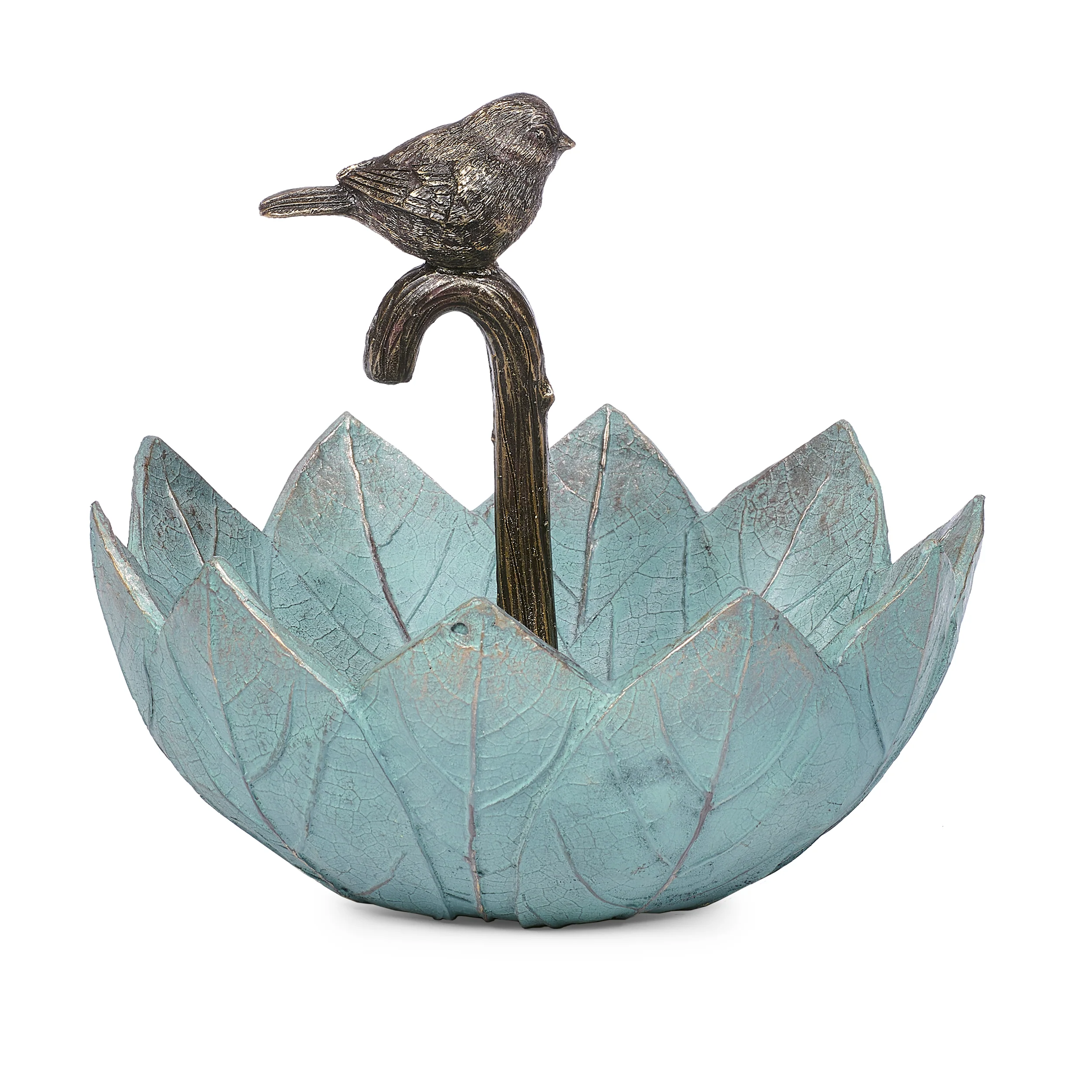 Umbrella Bird Feeder with Perched Bird - Image 4