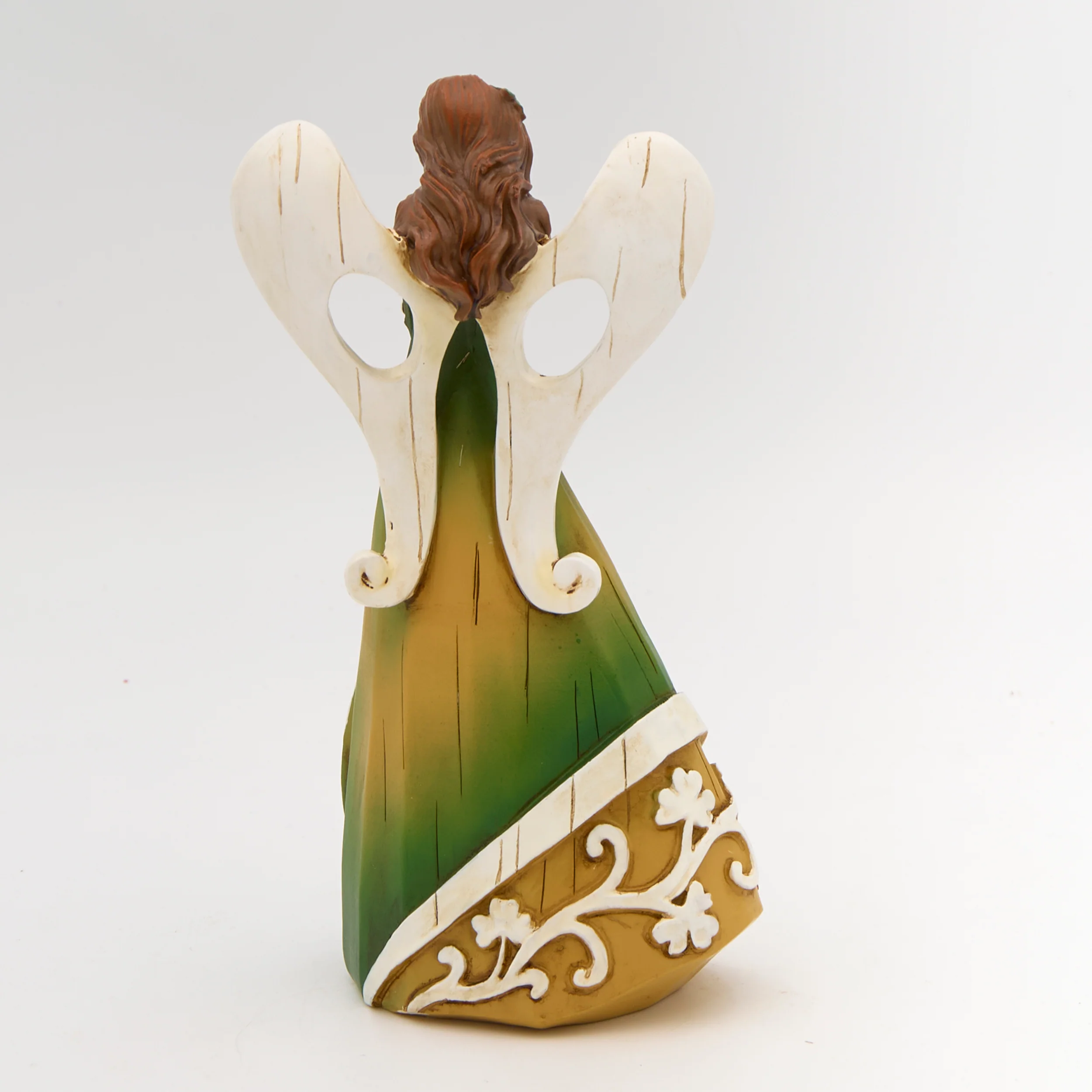 Woodcut Irish Angel Figure - Image 3
