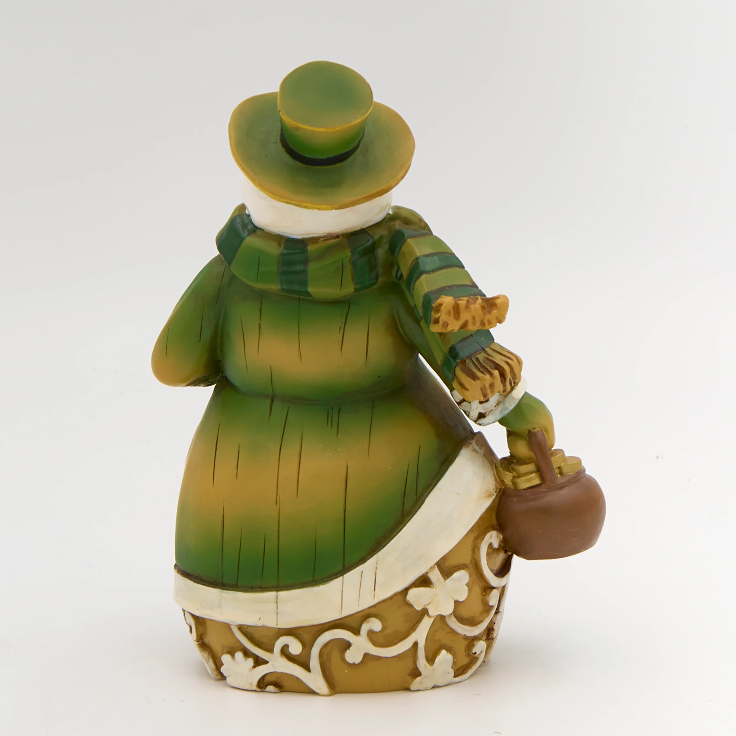 Woodcut-Style Irish Snowman Figure - Image 3